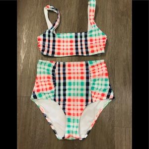 NWT super cute Aerie plaid bathing suit